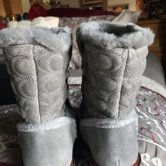 Coach Women’s size 7 Style C1235 Heather Gray Boots. - Picture 5 of 7